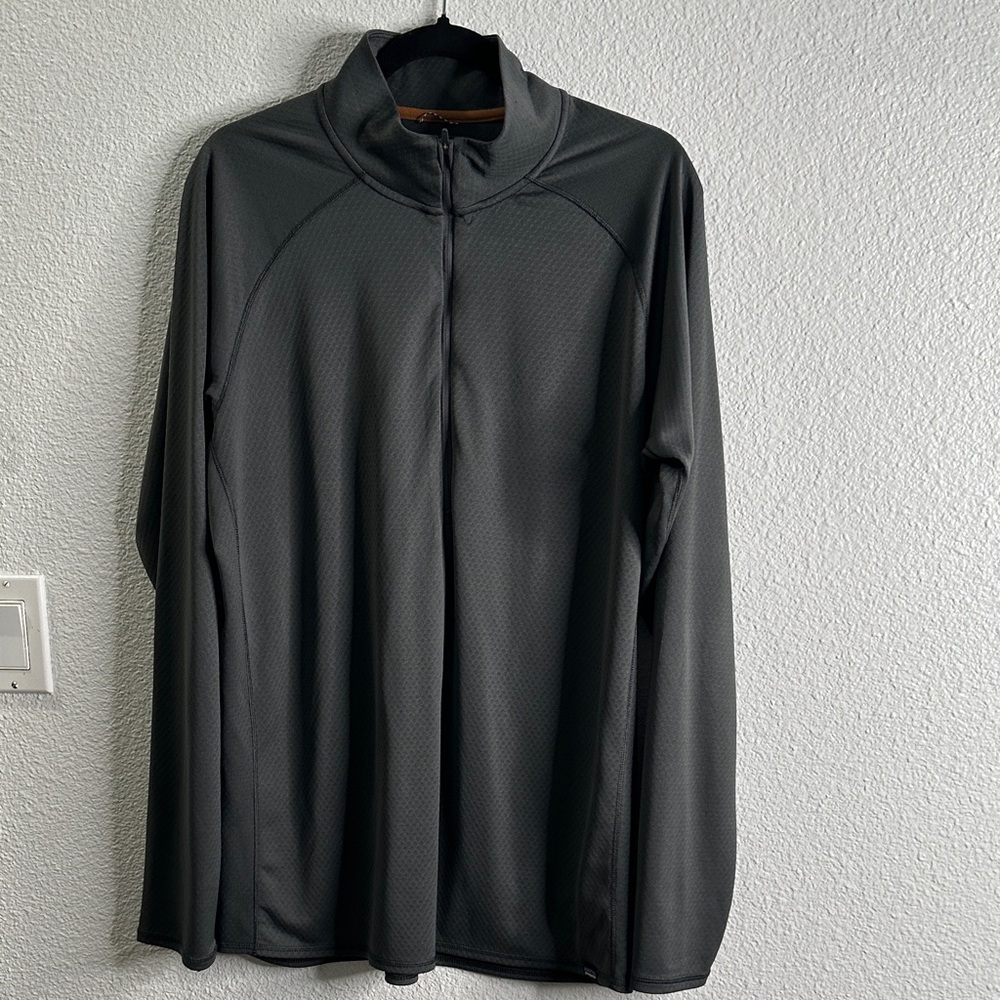 Patagonia gray   Full-Zip top  xL Mens Half Zip Capilene  Athletic Base Layer - Picture 2 of 9